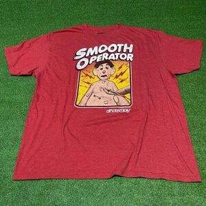 Smooth Operator Operation Board Game T-Shirt Red Size XXL 90s Nostalgia Hasbro